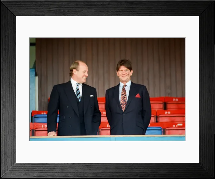 Framed Print : John Madejski, the new Chairman of Reading Football Club. 1st December 1990 Framed Print : John Madejski, the new Chairman of Reading Football Club. 1st December 1990