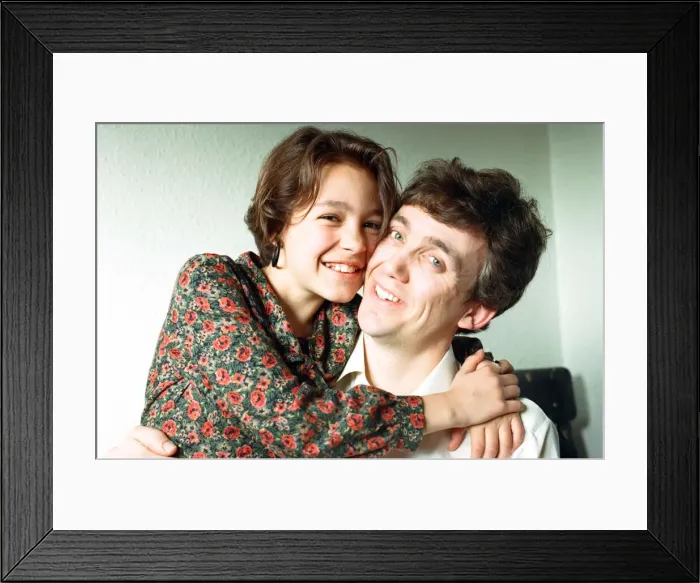 Framed Print : Steven Hurley, winner of Coventry Superdad of the Year, pictured with daughter Lisa Framed Print : Steven Hurley, winner of Coventry Superdad of the Year, pictured with daughter Lisa