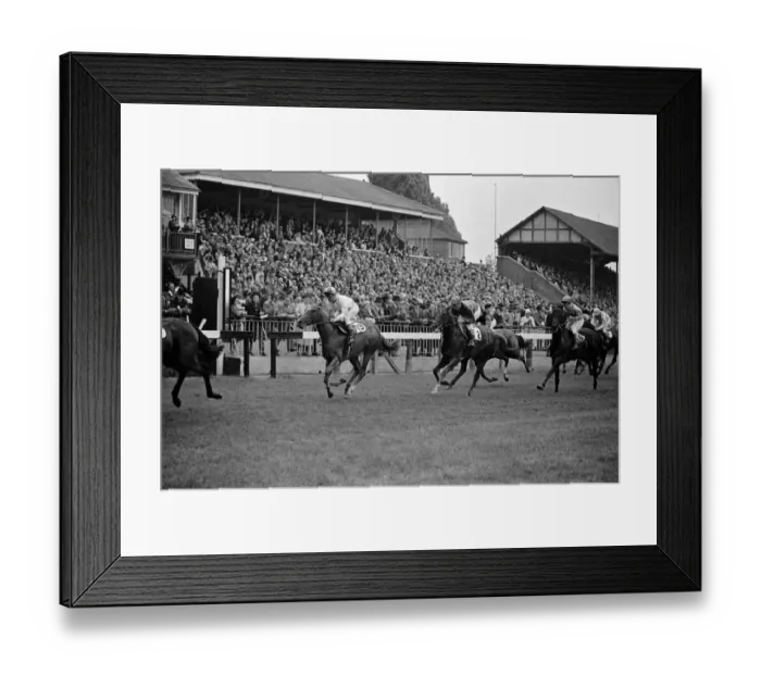 Framed Print : Racing at Windsor race course. 30th July 1962 Framed Print : Racing at Windsor race course. 30th July 1962