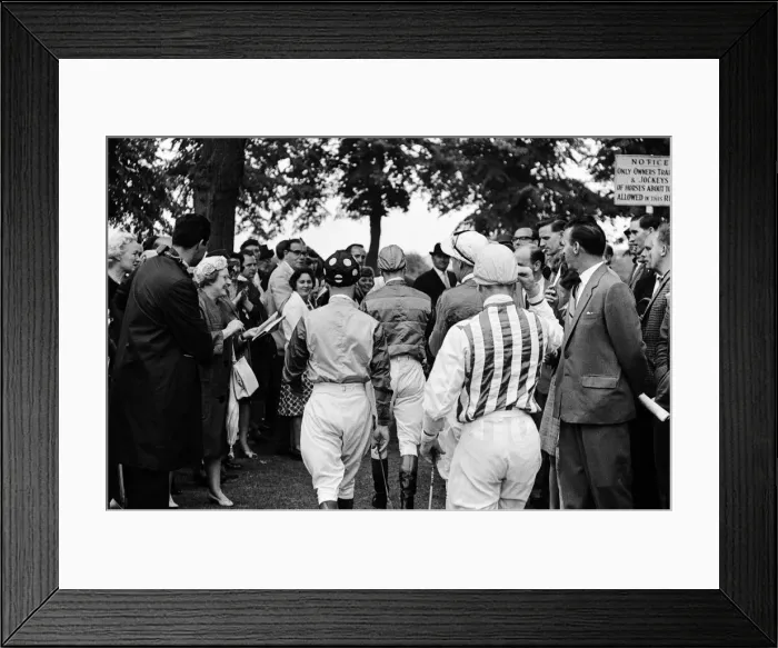 Framed Print : Racing at Windsor race course. 30th July 1962 Framed Print : Racing at Windsor race course. 30th July 1962