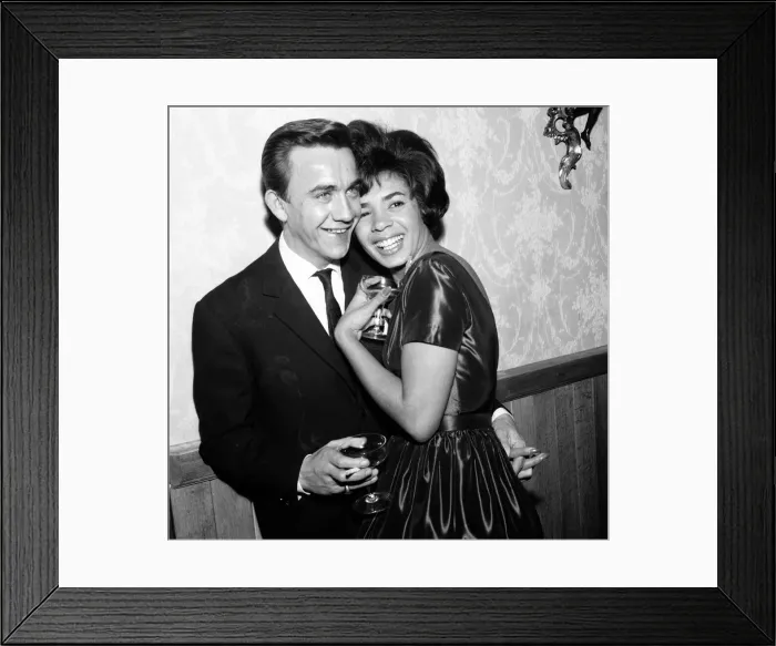 Framed Print : Shirley Bassey, the dynamic singer from Tiger Bay, is to marry film director Kenneth Hume