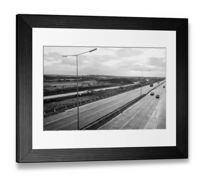 Framed Print : Construction of Teesside Retail Park and Leisure Centre