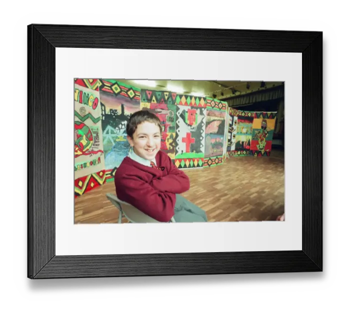 Framed Print : Newlands School, Middlesbrough, 17th November 1997. Cultural Education Framed Print : Newlands School, Middlesbrough, 17th November 1997. Cultural Education