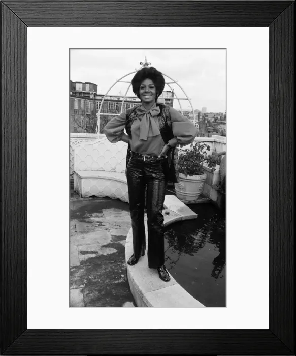 Framed Print : Shirley Bassey is back in London after an absence of two years Framed Print : Shirley Bassey is back in London after an absence of two years