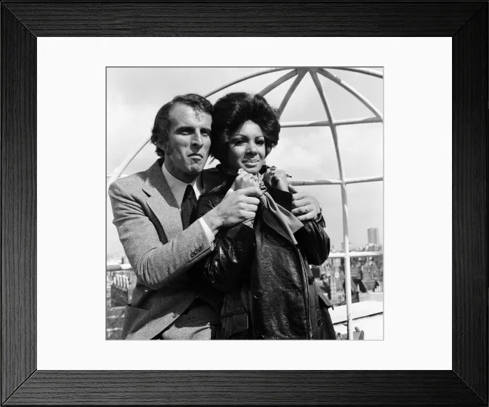 Framed Print : Shirley Bassey is back in London after an absence of two years Framed Print : Shirley Bassey is back in London after an absence of two years