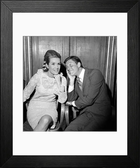 Framed Print : Dick Van Dyke and Sally Ann Howes at The Dorchester Hotel Framed Print : Dick Van Dyke and Sally Ann Howes at The Dorchester Hotel