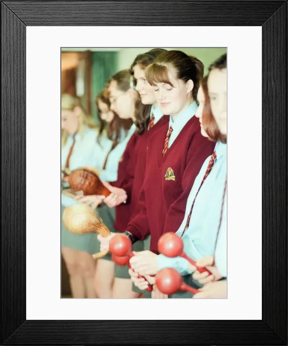 Framed Print : Newlands School, Middlesbrough, 8th October 1997. Cultural Education Framed Print : Newlands School, Middlesbrough, 8th October 1997. Cultural Education