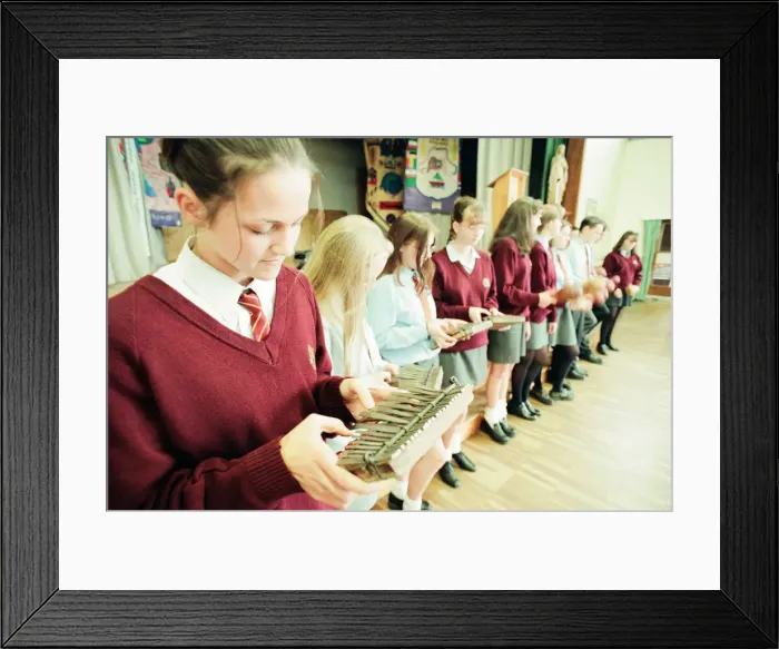 Framed Print : Newlands School, Middlesbrough, 8th October 1997. Cultural Education Framed Print : Newlands School, Middlesbrough, 8th October 1997. Cultural Education