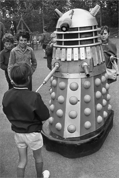Dr Whos arch enemies the Daleks pay a visit to Woolhampton Primary School in