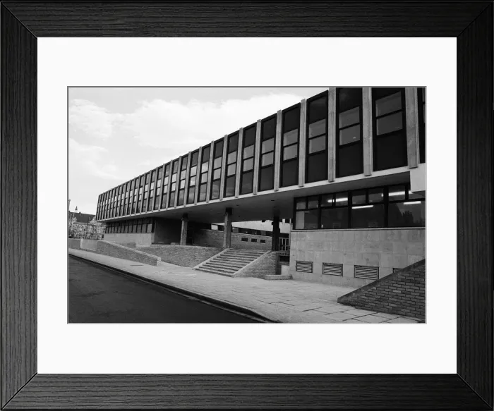 Framed Print : The new Law Courts in Middlesbrough. 1973 Framed Print : The new Law Courts in Middlesbrough. 1973