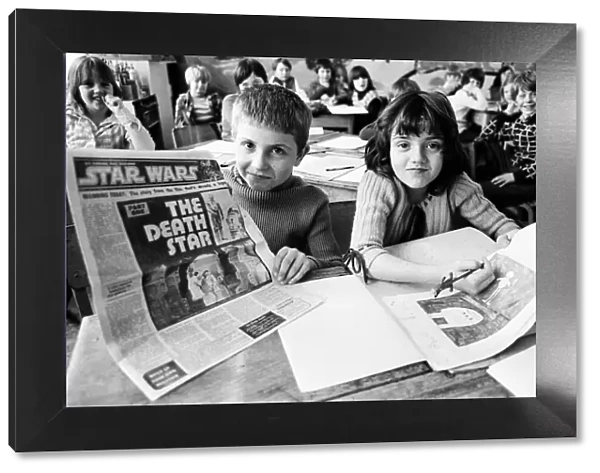 Schoolchildren take part in a special Star Wars Class, Birmingham, 27th February 1978
