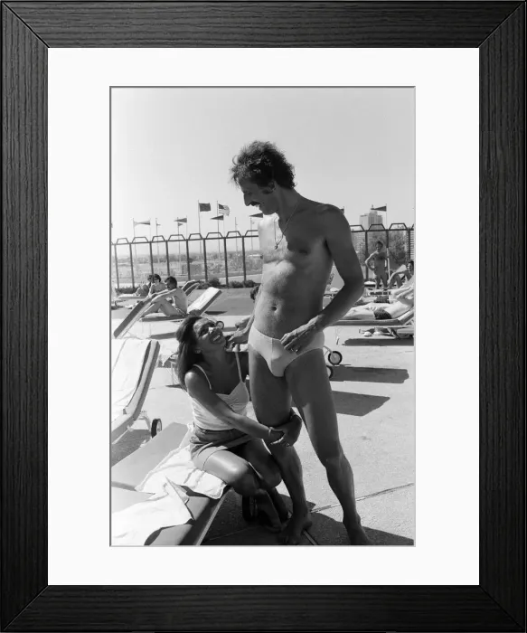 Framed Print : The moment he walks through the door, Shirley Basseys heart misses a beat