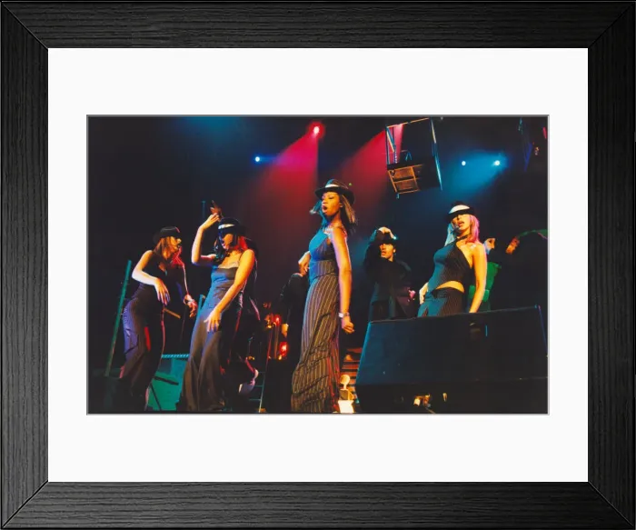 Framed Print : Pop group All Saints in concert at the Arena in Newcastle Framed Print : Pop group All Saints in concert at the Arena in Newcastle