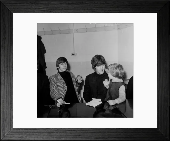 Framed Print : The Beatles The Beatles backstage at the The Beatles at the Bradford Gaumont Framed Print : The Beatles The Beatles backstage at the The Beatles at the Bradford Gaumont