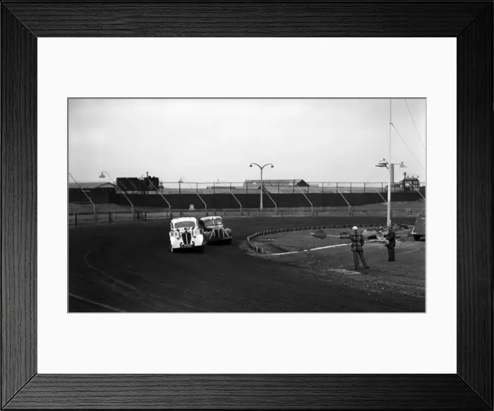 Framed Print : Stock Car Racing, practice session, New Cross Stadium, Hornshay Street, Old Kent Road Framed Print : Stock Car Racing, practice session, New Cross Stadium, Hornshay Street, Old Kent Road