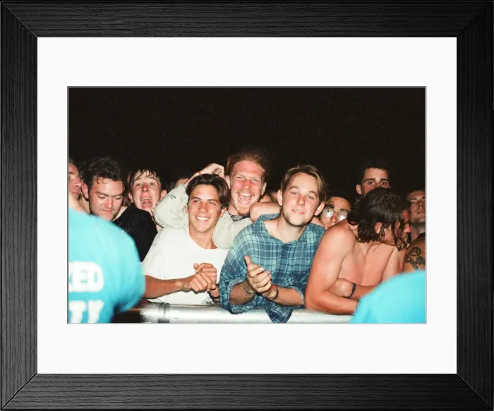 Framed Print : Red Hot Chili Peppers headline Reading Festival. 29th August 1994
