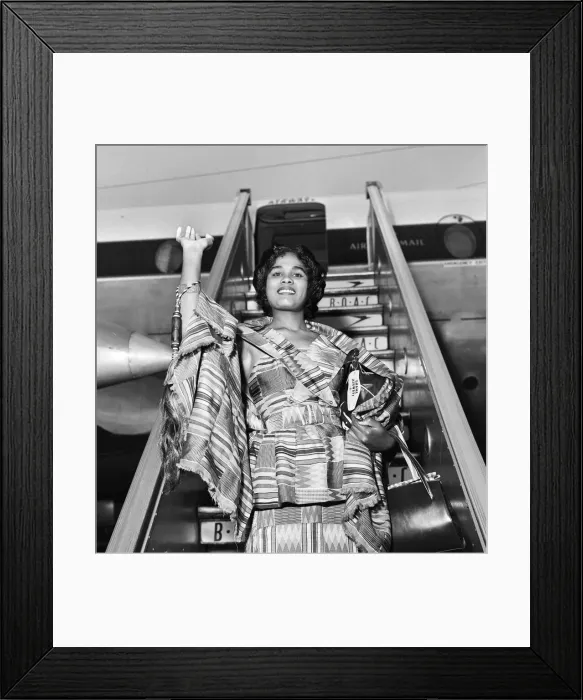 Framed Print : Star Annan representing Miss Ghana in the upcoming Miss World beauty competition Framed Print : Star Annan representing Miss Ghana in the upcoming Miss World beauty competition