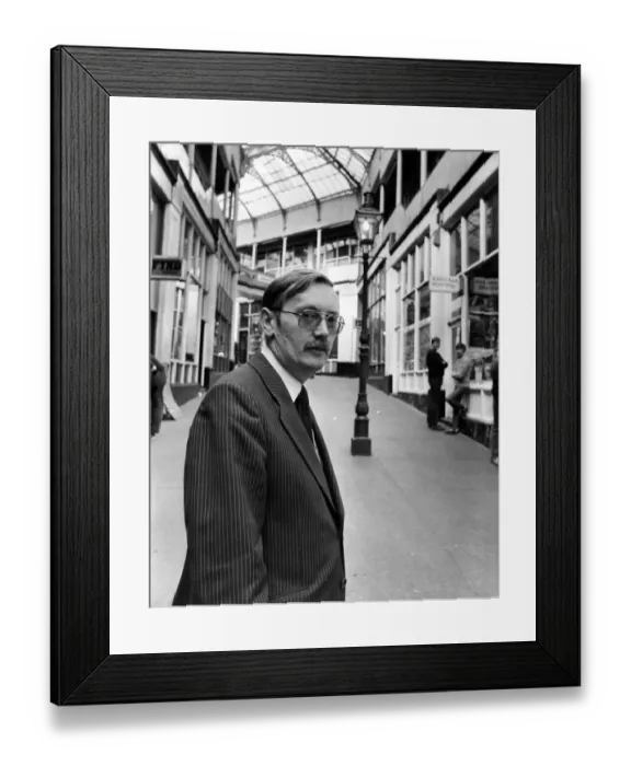 Framed Print : Brian Sandells, owner of Kard Bar in Newcastles Handyside Arcade Framed Print : Brian Sandells, owner of Kard Bar in Newcastles Handyside Arcade