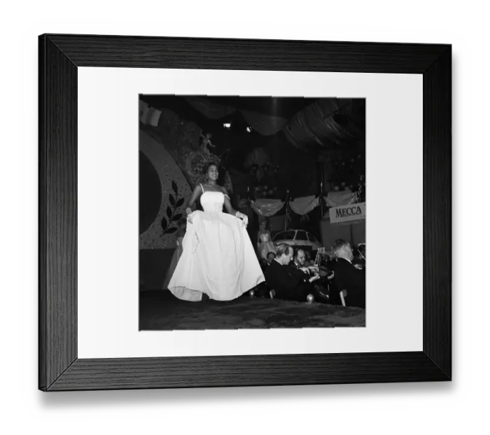 Framed Print : The Miss World beauty competition, held at the Lyceum in London