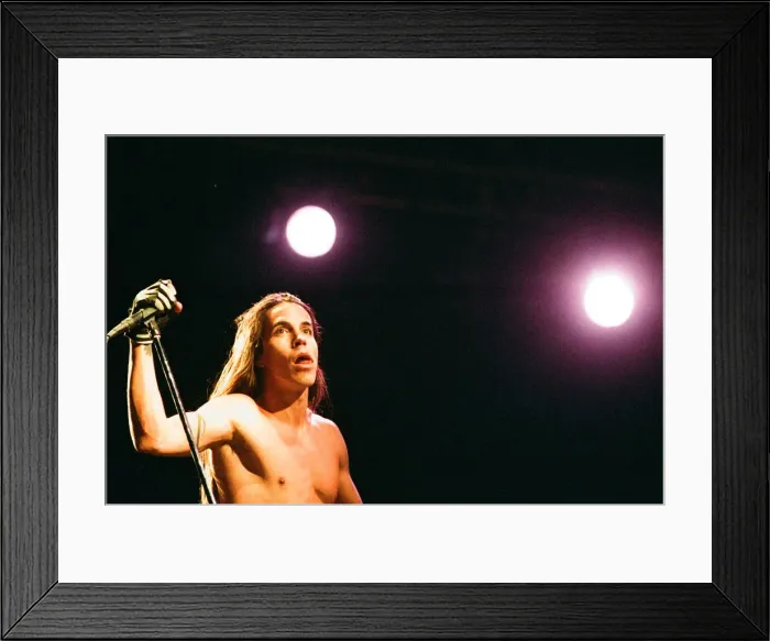 Framed Print : Red Hot Chili Peppers headline Reading Festival. Anthony Kiedis. 29th August 1994 Framed Print : Red Hot Chili Peppers headline Reading Festival. Anthony Kiedis. 29th August 1994