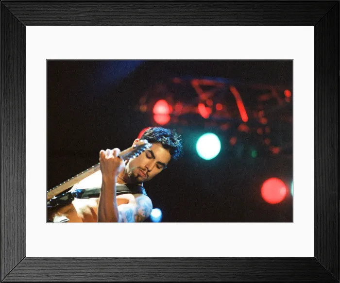 Framed Print : Red Hot Chili Peppers headline Reading Festival. Dave Navarro. 29th August 1994