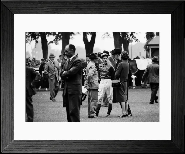 Framed Print : Racing at Windsor race course. Lester Piggott rides again after a two month suspension Framed Print : Racing at Windsor race course. Lester Piggott rides again after a two month suspension