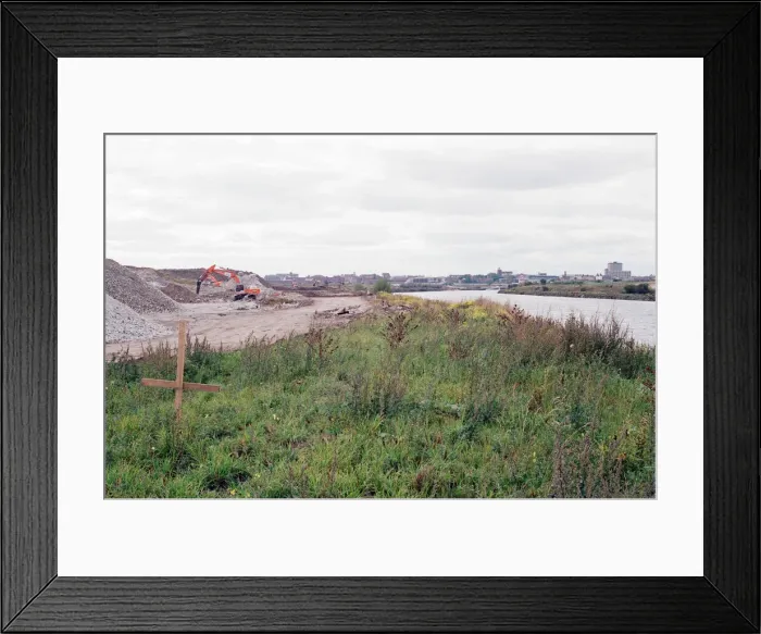 Framed Print : Construction site of Teesside Retail Park and Leisure Centre Framed Print : Construction site of Teesside Retail Park and Leisure Centre
