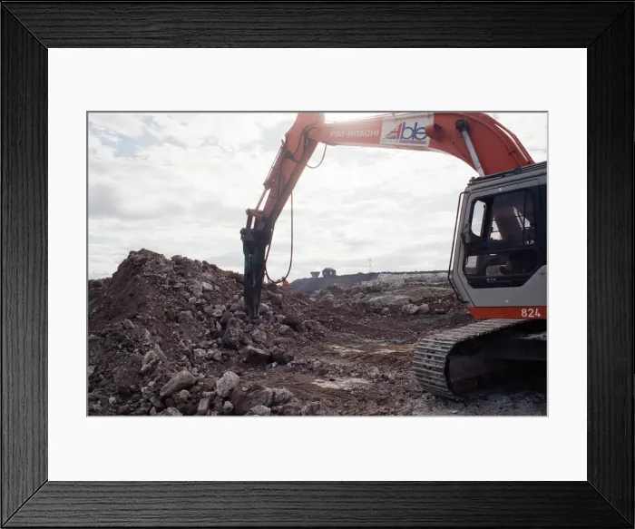 Framed Print : Construction site of Teesside Retail Park and Leisure Centre Framed Print : Construction site of Teesside Retail Park and Leisure Centre