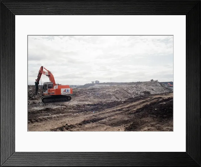 Framed Print : Construction site of Teesside Retail Park and Leisure Centre Framed Print : Construction site of Teesside Retail Park and Leisure Centre