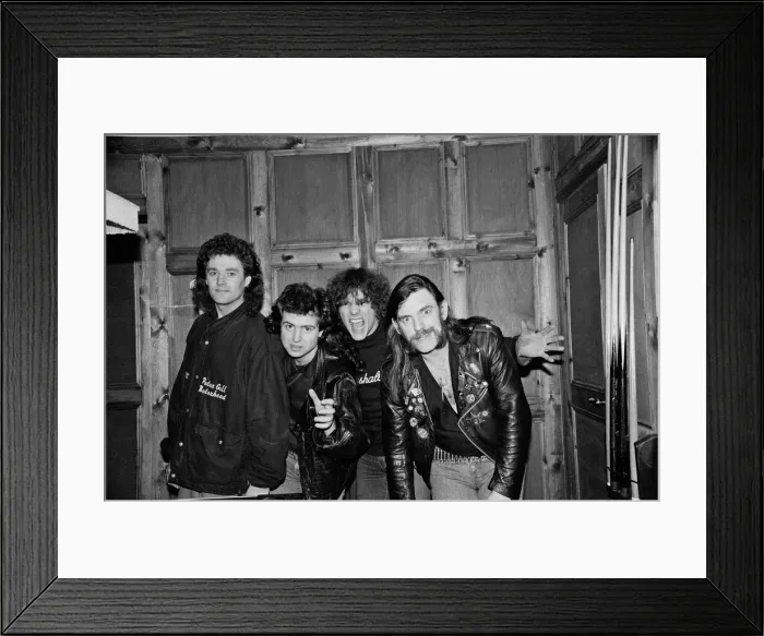 Framed Print : Motorhead - Heavy Metal / Rock Group. LEFT TO RIGHT Framed Print : Motorhead - Heavy Metal / Rock Group. LEFT TO RIGHT