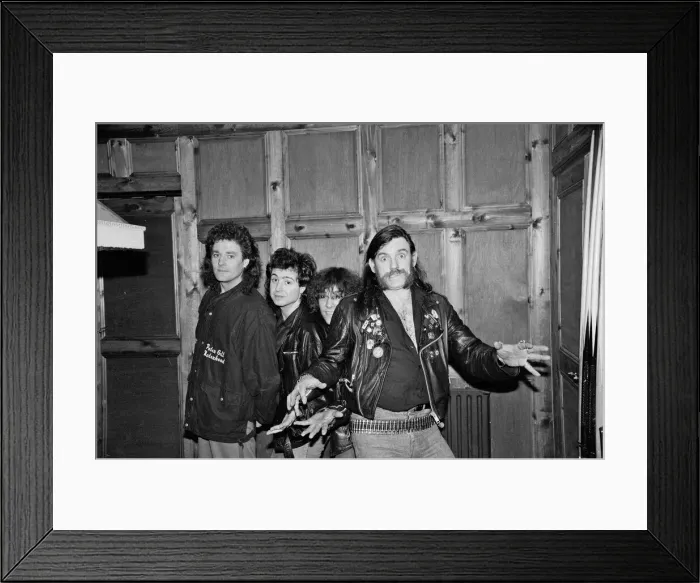 Framed Print : Motorhead - Heavy Metal / Rock Group. LEFT TO RIGHT Framed Print : Motorhead - Heavy Metal / Rock Group. LEFT TO RIGHT