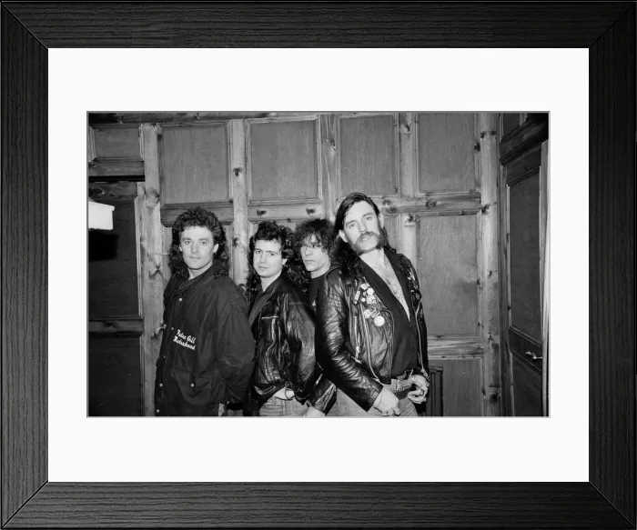 Framed Print : Motorhead - Heavy Metal / Rock Group. LEFT TO RIGHT Framed Print : Motorhead - Heavy Metal / Rock Group. LEFT TO RIGHT