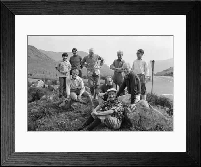Framed Print : Everest Men reunion at The Pen-y-Grwd Training base at Capel Curig, North Wales Framed Print : Everest Men reunion at The Pen-y-Grwd Training base at Capel Curig, North Wales