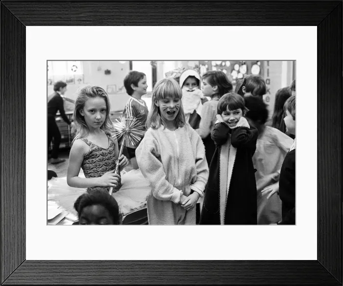 Framed Print : Christmas Show at Battle Primary School, Reading, 13th December 1985