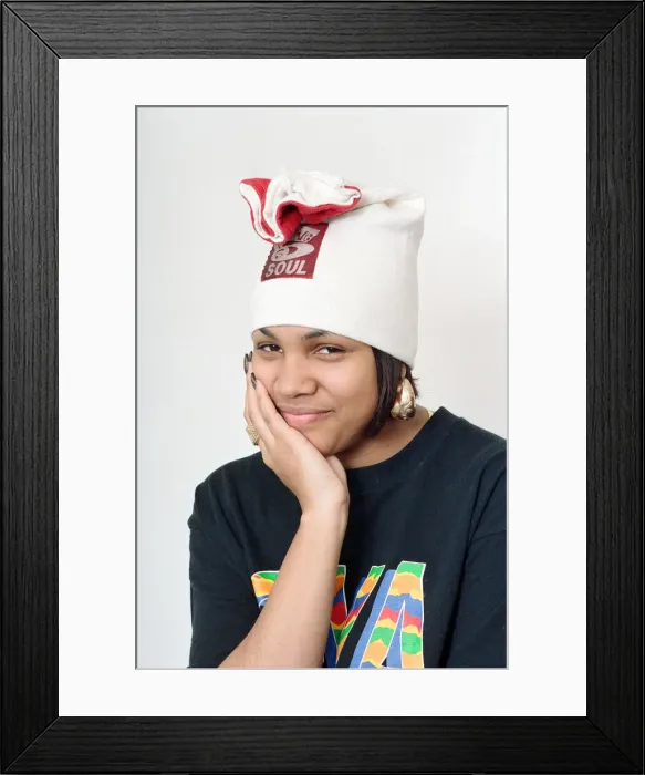 Framed Print : English rapper Monie Love. 16th March 1993 Framed Print : English rapper Monie Love. 16th March 1993