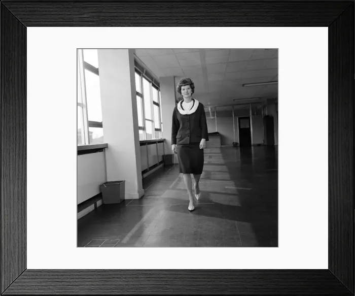 Framed Print : Jean Alexander, who plays the part of Hilda Ogden in Coronation Street. 17th August 1965 Framed Print : Jean Alexander, who plays the part of Hilda Ogden in Coronation Street. 17th August 1965
