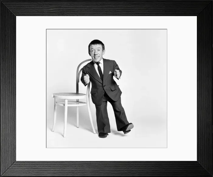 Framed Print : Kenny Baker, actor who plays robot character R2-D2 in new science fiction film, Star Wars