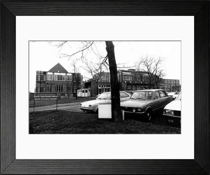 Framed Print : North Ormesby Hospital. 28th January 1981 Framed Print : North Ormesby Hospital. 28th January 1981