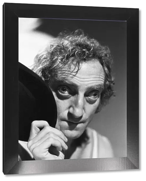 Comedian Marty Feldman poses for Mirror cameraman Ron Burton after his interview with