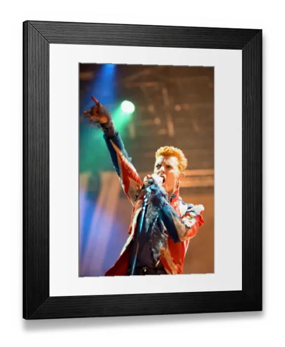 Framed Print : David Bowie live at The Phoenix Festival, Long Marston Airfield, Stratford-upon-Avon