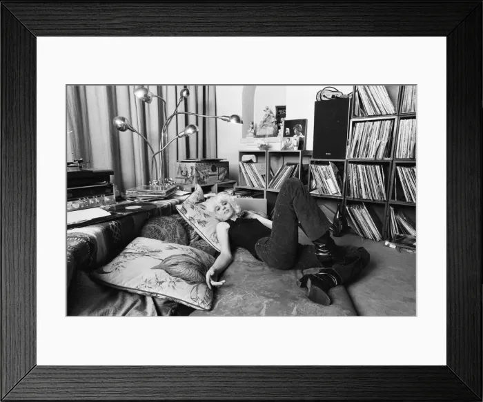 Framed Print : Angie Bowie, ex wife of singer David Bowie pictured in Switzerland Framed Print : Angie Bowie, ex wife of singer David Bowie pictured in Switzerland