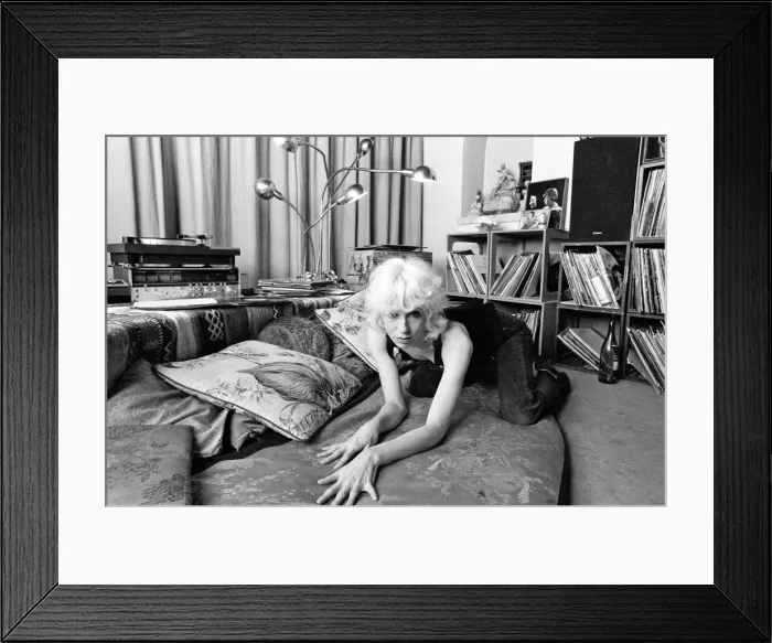 Framed Print : Angie Bowie, ex wife of singer David Bowie pictured in Switzerland Framed Print : Angie Bowie, ex wife of singer David Bowie pictured in Switzerland
