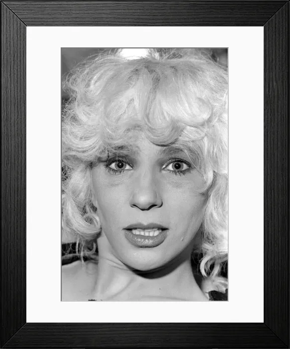 Framed Print : Angie Bowie, ex wife of singer David Bowie pictured in Switzerland Framed Print : Angie Bowie, ex wife of singer David Bowie pictured in Switzerland