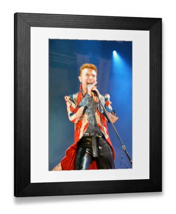 Framed Print : David Bowie live at The Phoenix Festival, Long Marston Airfield, Stratford-upon-Avon