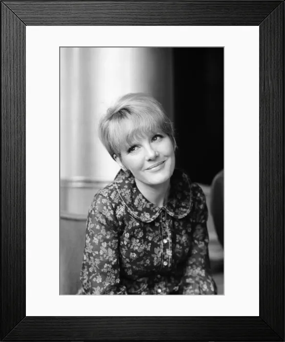 Framed Print : Petula Clark appears at a press reception at the Savoy. She is in London to open in Framed Print : Petula Clark appears at a press reception at the Savoy. She is in London to open in