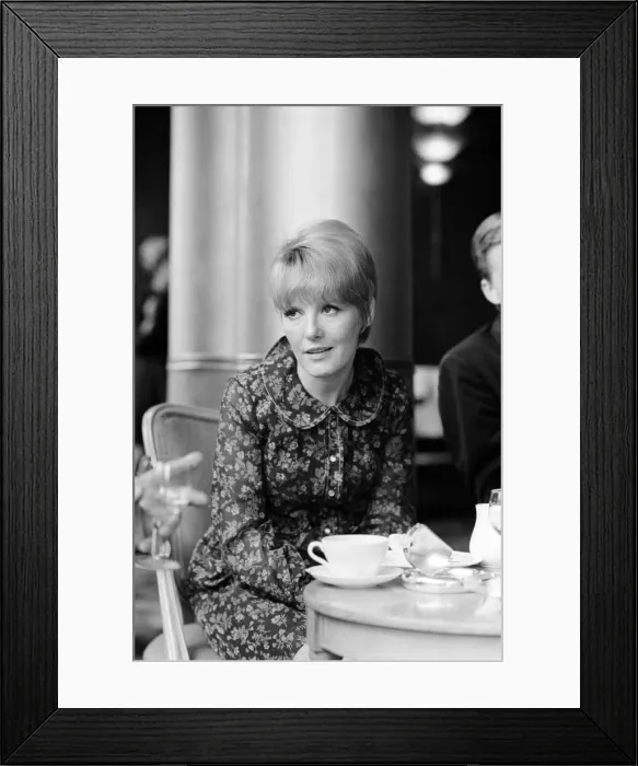 Framed Print : Petula Clark appears at a press reception at the Savoy. She is in London to open in Framed Print : Petula Clark appears at a press reception at the Savoy. She is in London to open in