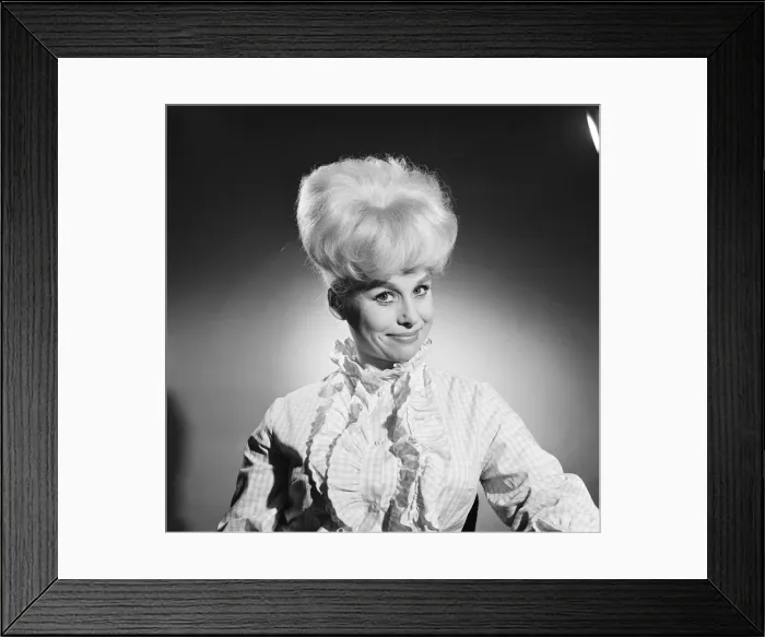 Framed Print : Barbara Windsor, actress and star of BBC TV Series, The Rag Trade Framed Print : Barbara Windsor, actress and star of BBC TV Series, The Rag Trade