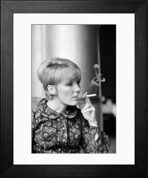 Framed Print : Petula Clark appears at a press reception at the Savoy. She is in London to open in Framed Print : Petula Clark appears at a press reception at the Savoy. She is in London to open in