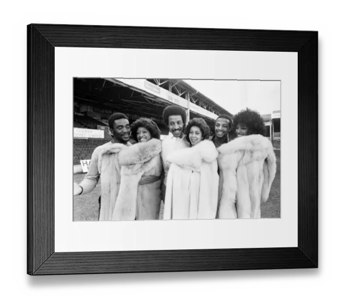 Framed Print : Valerie Holiday, Helen Scott and Sheila Ferguson a. k. a. The Three Degrees meet up with Framed Print : Valerie Holiday, Helen Scott and Sheila Ferguson a. k. a. The Three Degrees meet up with