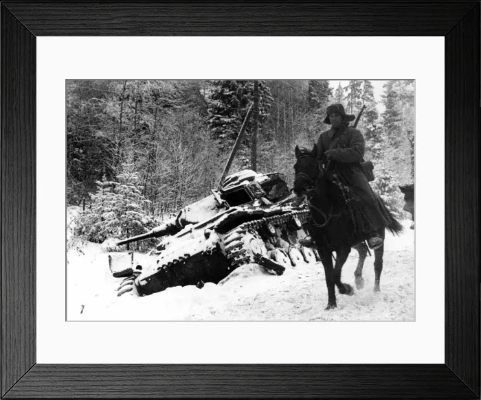 Framed Print : The trail of the German defeat. On the trail of the retreating invaders Framed Print : The trail of the German defeat. On the trail of the retreating invaders
